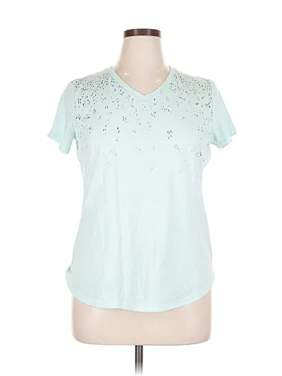 Pre-owned Tek Gear Short Sleeve T-shirt In Blue