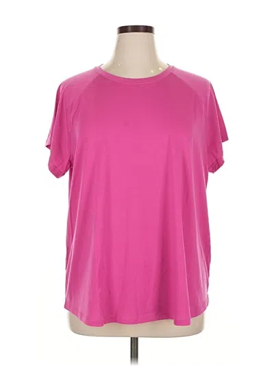 Pre-owned Tek Gear Short Sleeve T-shirt In Pink
