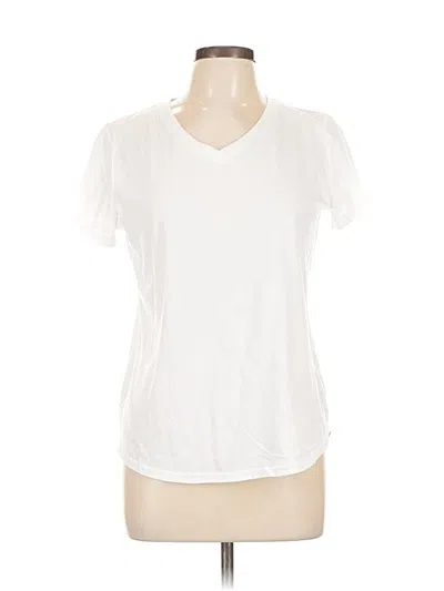 Pre-owned Tek Gear Short Sleeve T-shirt In White