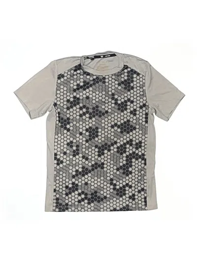 Pre-owned Tek Gear Kids' Short Sleeve Top Gray Tops