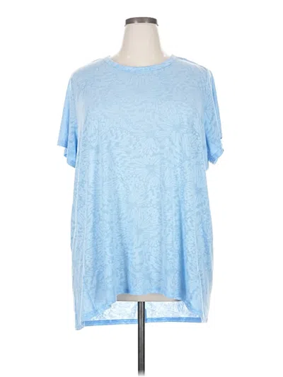 Pre-owned Tek Gear Short Sleeve T-shirt In Blue