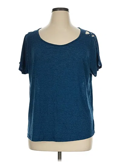 Pre-owned Tek Gear Short Sleeve T-shirt In Blue