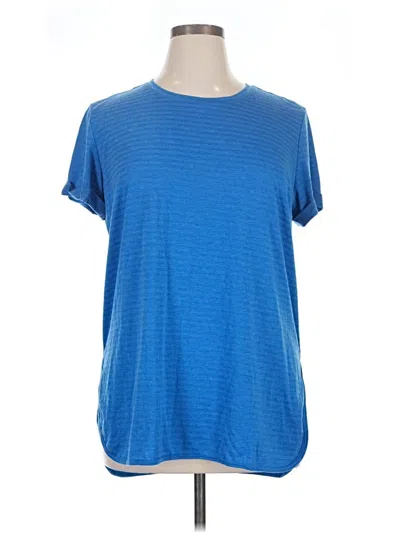 Pre-owned Tek Gear Short Sleeve T-shirt In Blue
