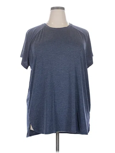 Pre-owned Tek Gear Short Sleeve T-shirt In Blue