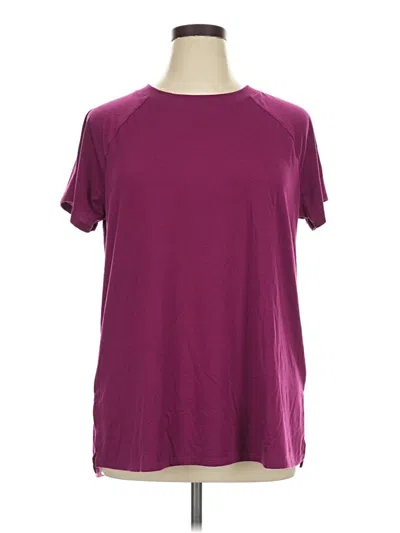 Pre-owned Tek Gear Short Sleeve T-shirt In Burgundy