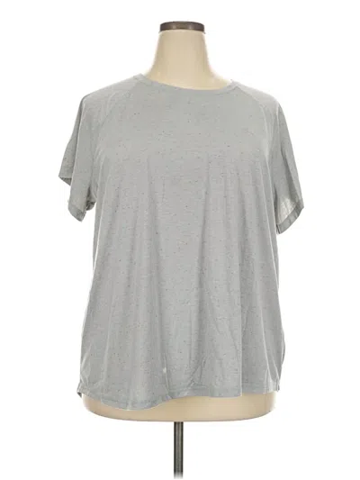 Pre-owned Tek Gear Short Sleeve T-shirt In Gray