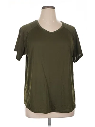 Pre-owned Tek Gear Short Sleeve T-shirt In Green