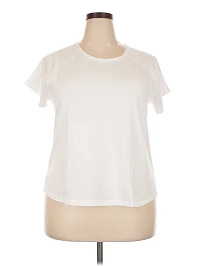 Pre-owned Tek Gear Short Sleeve T-shirt In Ivory