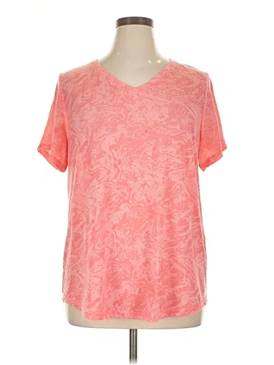 Pre-owned Tek Gear Short Sleeve T-shirt In Pink
