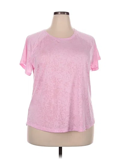 Pre-owned Tek Gear Short Sleeve T-shirt In Pink