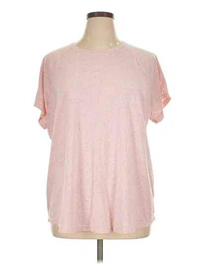 Pre-owned Tek Gear Short Sleeve T-shirt In Pink
