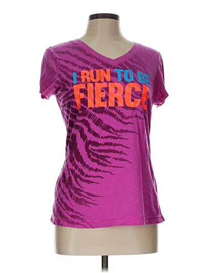 Pre-owned Tek Gear Short Sleeve T-shirt In Purple