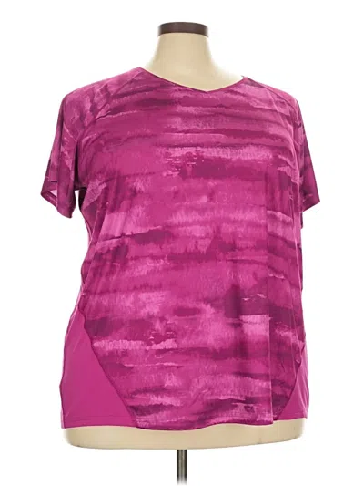 Pre-owned Tek Gear Short Sleeve T-shirt In Purple