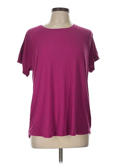Pre-owned Tek Gear Short Sleeve T-shirt In Purple