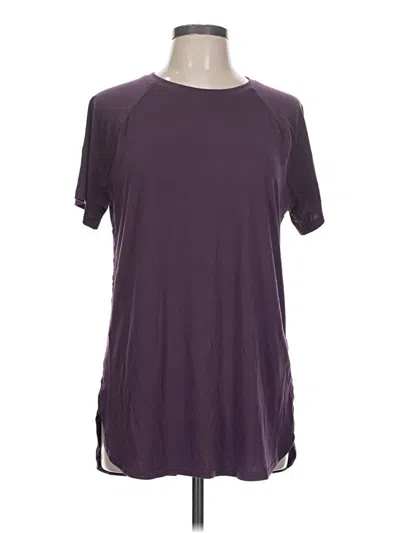Pre-owned Tek Gear Short Sleeve T-shirt In Purple