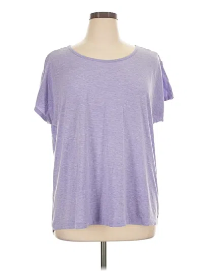 Pre-owned Tek Gear Short Sleeve T-shirt In Purple