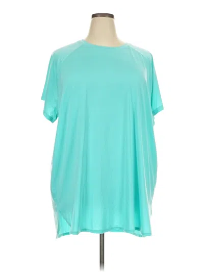 Pre-owned Tek Gear Short Sleeve T-shirt In Teal