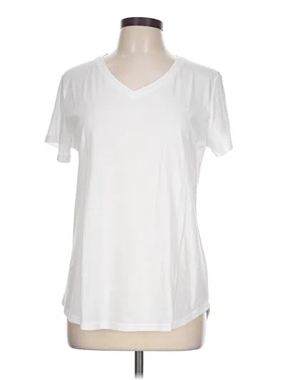 Pre-owned Tek Gear Short Sleeve T-shirt In White