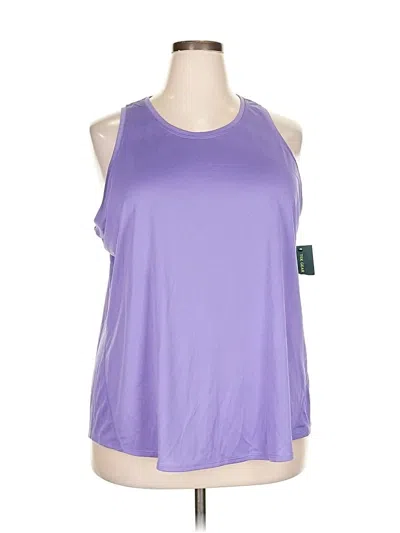 Pre-owned Tek Gear Sleeveless T-shirt In Purple