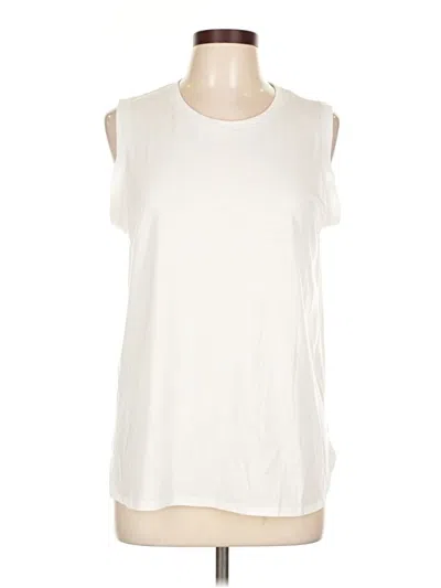 Pre-owned Tek Gear Sleeveless T-shirt In White