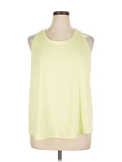 Pre-owned Tek Gear Sleeveless T-shirt In Yellow