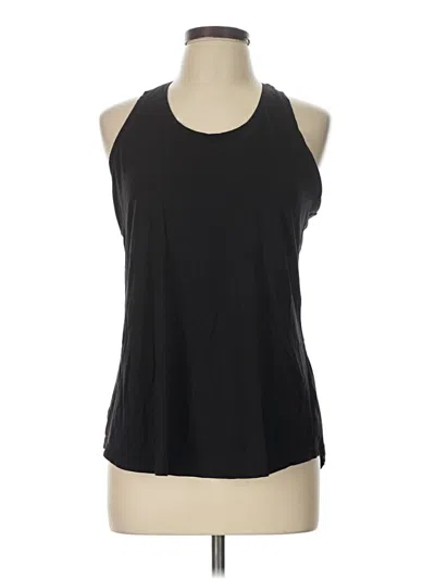 Pre-owned Tek Gear Sleeveless Top Black Halter Neckline Tops