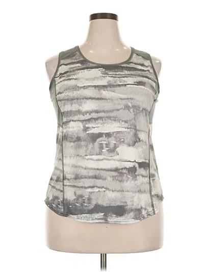 Pre-owned Tek Gear Sleeveless Top Gray Scoop Neck Tops
