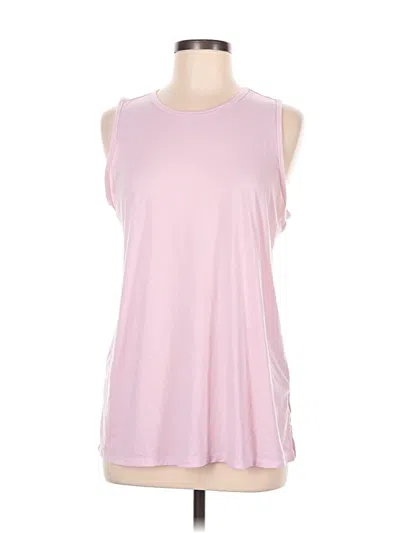 Pre-owned Tek Gear Sleeveless Top Pink Halter Neckline Tops