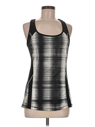 Pre-owned Tek Gear Sleeveless Top Silver Halter Neckline Tops