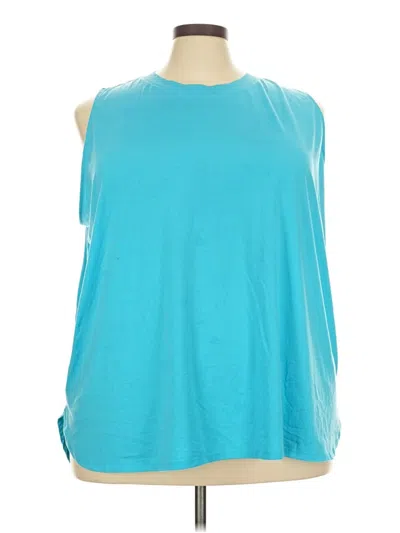 Pre-owned Tek Gear Sleeveless T-shirt In Blue