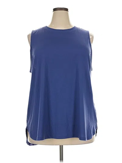 Pre-owned Tek Gear Sleeveless T-shirt In Blue
