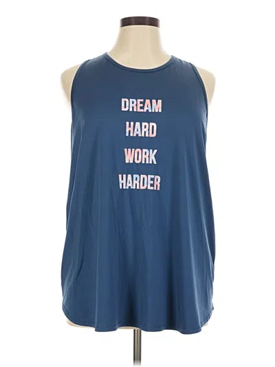 Pre-owned Tek Gear Sleeveless T-shirt In Blue