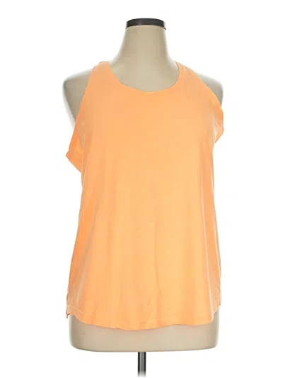 Pre-owned Tek Gear Sleeveless T-shirt In Orange