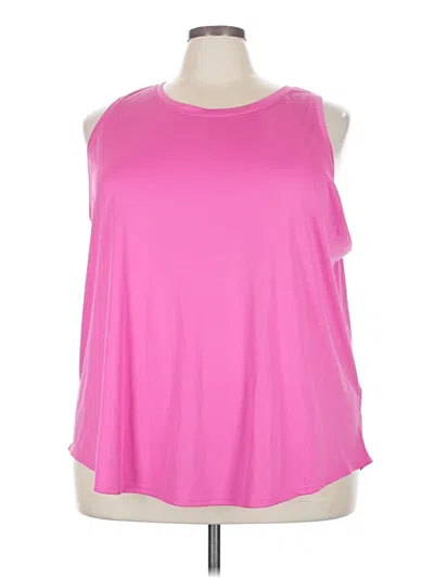 Pre-owned Tek Gear Sleeveless T-shirt In Pink