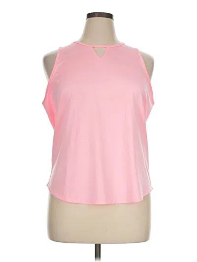 Pre-owned Tek Gear Sleeveless T-shirt In Pink