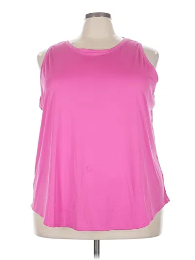 Pre-owned Tek Gear Sleeveless T-shirt In Pink