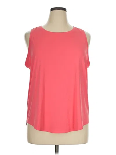 Pre-owned Tek Gear Sleeveless T-shirt In Pink
