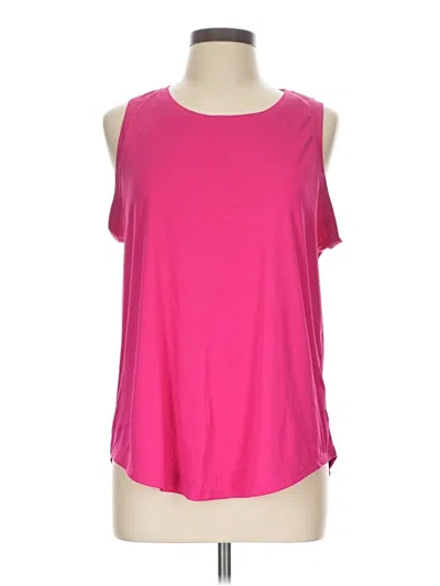 Pre-owned Tek Gear Sleeveless T-shirt In Pink