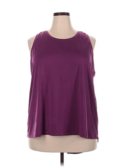 Pre-owned Tek Gear Sleeveless T-shirt In Purple