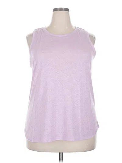 Pre-owned Tek Gear Sleeveless T-shirt In Purple