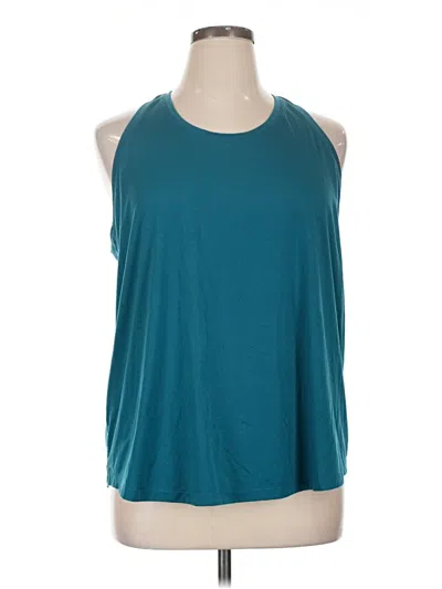 Pre-owned Tek Gear Sleeveless T-shirt In Teal