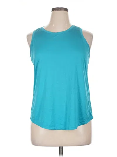 Pre-owned Tek Gear Sleeveless T-shirt In Teal