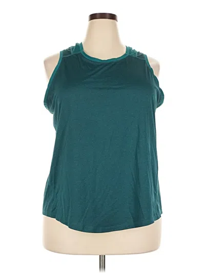 Pre-owned Tek Gear Sleeveless T-shirt In Teal
