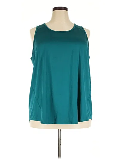 Pre-owned Tek Gear Sleeveless T-shirt In Teal
