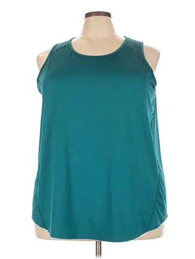 Pre-owned Tek Gear Sleeveless T-shirt In Teal