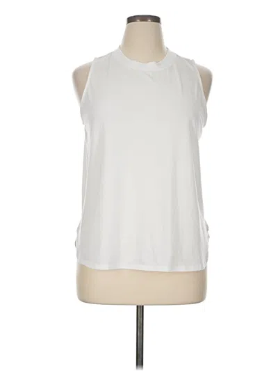 Pre-owned Tek Gear Sleeveless T-shirt In White