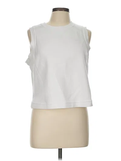 Pre-owned Tek Gear Sleeveless T-shirt In White