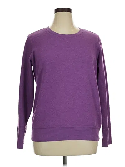 Pre-owned Tek Gear Sweatshirt In Purple