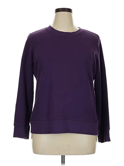 Pre-owned Tek Gear Sweatshirt In Purple