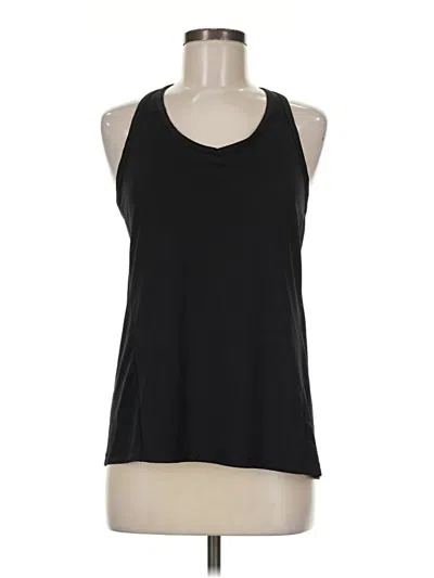 Pre-owned Tek Gear Tank Top Black Halter Neckline Tops